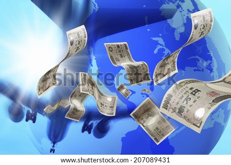 Money And World Map