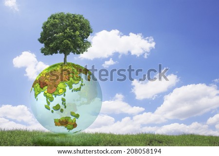 A Tree And Globe