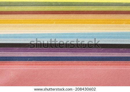Colored Paper Made Of Japanese Paper