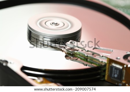An Image of Hard Disk