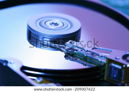 An Image of Hard Disk