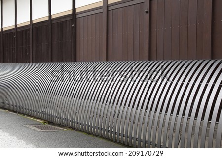 Dog Fence Of Japanes House