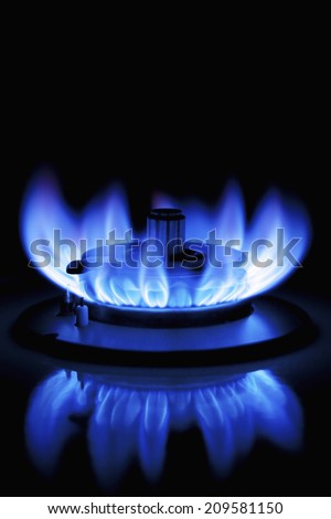 The Blue Flame Of Gas