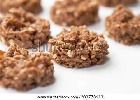 Chocolate Flakes And Almond Snacks