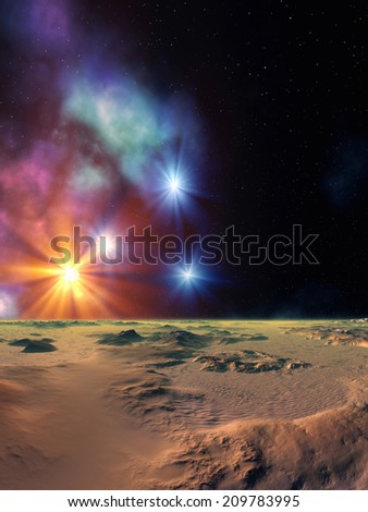 The Desert In The Universe And A Nova