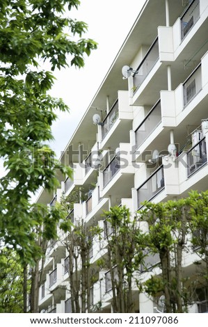 Balcony Of The Apartment Complex