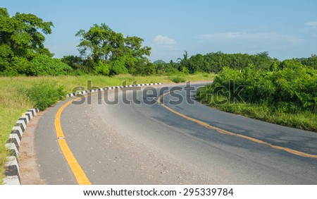 U-Turn Point Road curve.