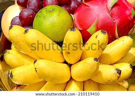 Fruits offerings for Religious ceremony or holy festival