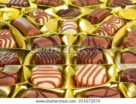 assorted box of chocolate