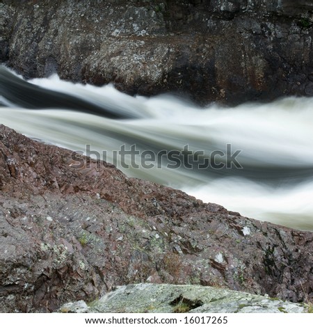 moving water, motion blur,