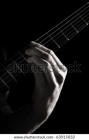 stock photo : Minor ninth guitar chords b minor. stock photo : Minor ninth