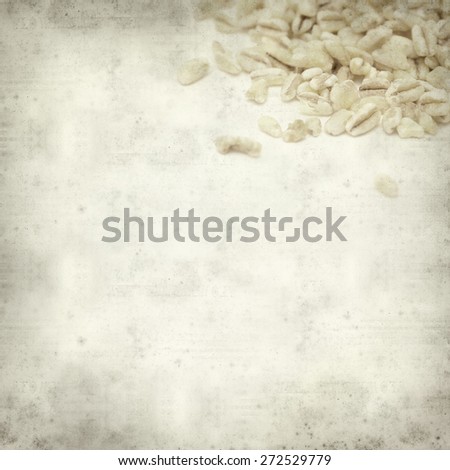 textured old paper background with wheat grains