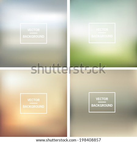 Abstract colorful blurred vector backgrounds Vector timeline template Abstract colorful blurred vector backgrounds Vector timeline template