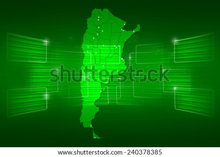 argentina Map World map News Communication delivery green