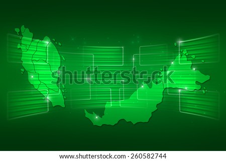Malaysia Map World map News Communication delivery green