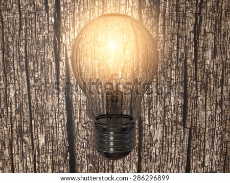 Bulb idea lamp light lights incident