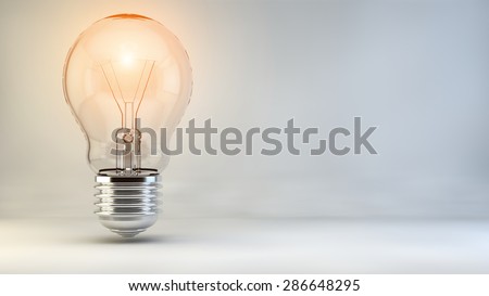 Bulb idea lamp light lights incident 3d