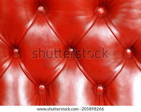 Red tufted leather quilted texture