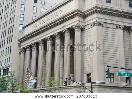 NEW YORK, NY -12 JUNE 2015- The Chinese appliance company Haier has set up its American corporate headquarters in the landmark former Greenwich Savings Bank building on Broadway and 36th Street.