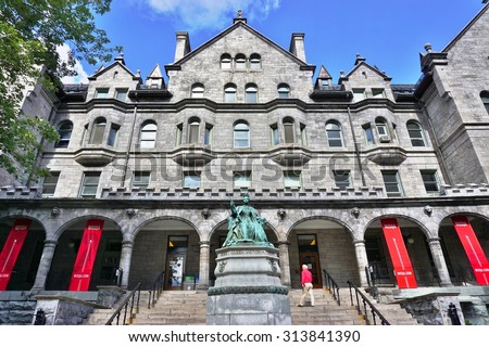 MONTREAL, CANADA -20 AUGUST 2015- The downtown Montreal campus of McGill University, a world class public research university in English founded in 1821.