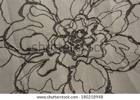 Raw textile fabric material texture background closeup