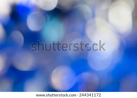 Abstract background of the lights  blur background ,Blue and white