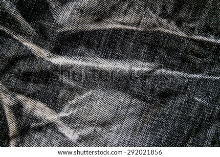 Black Denim Texture, Background, Jeans