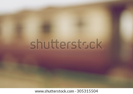 Blurry bogie of train  movement in soft style use for background.