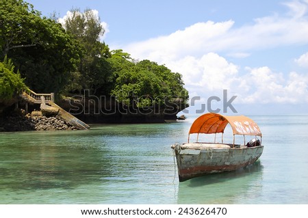 Boat near Chumbe Island - Zanzibar - Tanzania
