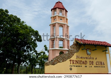 Trinidad City Sign - Cuba