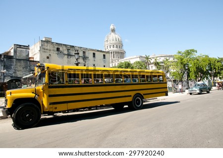 School Bus - Havana - Cuba