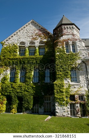 Grant Hall Building at Queen\'s University - Kingston - Canada