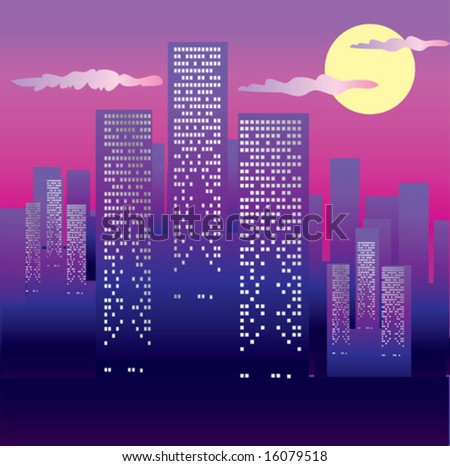City Background on Big City Background Stock Vector 16079518   Shutterstock