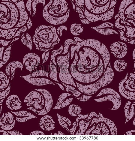 grunge floral pattern with flower pattern template. grunge floral pattern with