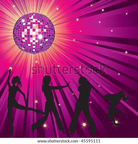 Disco Ball Wallpaper. disco-all and glitters