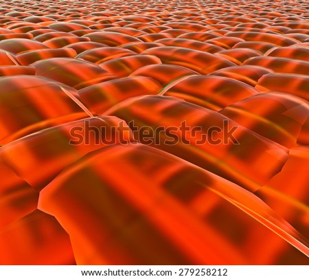 Abstract muscle fiber background and red blood cells. Organic Tissue Texture
