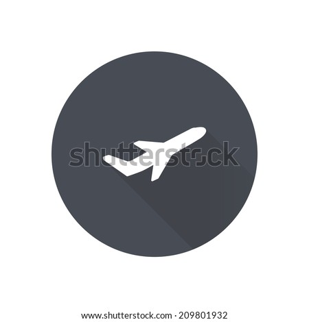 Airplane flight tickets air fly travel takeoff silhouette element Plane symbol Travel icon Flat design EPS 10 Airplane flight tickets air fly travel takeoff silhouette element Plane symbol Travel icon Flat design EPS 10