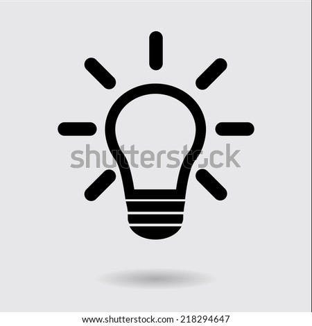 Light lamp sign icon Idea symbol Light lamp sign icon Idea symbol