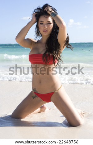 Bikini Girl on Beach
