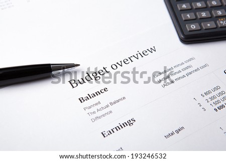 pen lying on the document folder