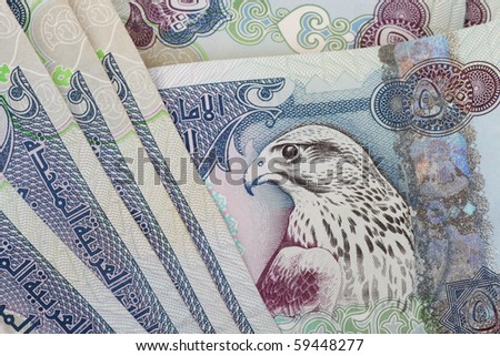 uae currency images. stock photo : UAE currency