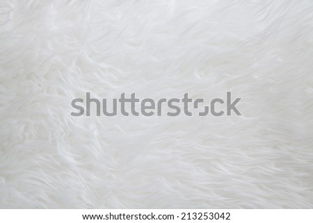 white sheepskin rug texture