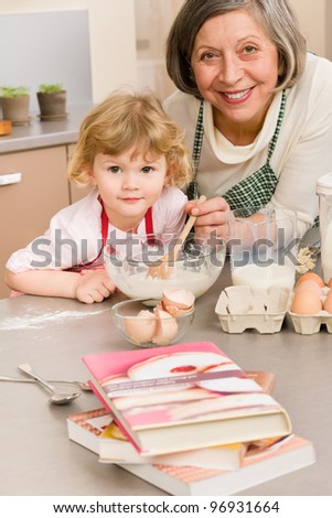 girl and grandmother