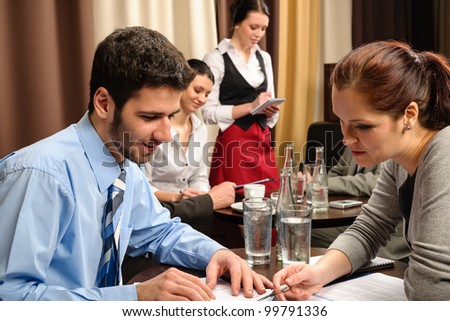 Fancy Restaurant Waitress