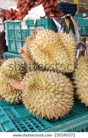 A native to Thailand, durian fruit is regarded as the King of Fruits in many parts of southeast Asia. It is known for its incredibly thorny exterior and unique aroma.