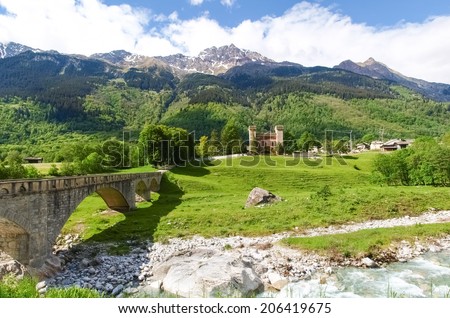 Canton of Grisons, along the Alpine passes