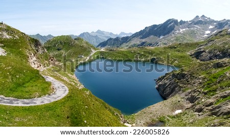 Vallemaggia, Ticino, Switzerland: Val sambuco, Superior lake