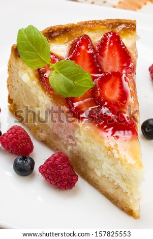 pastry with berries