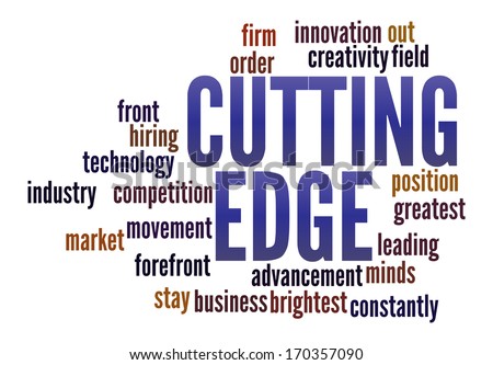 Cutting Edge in word collage