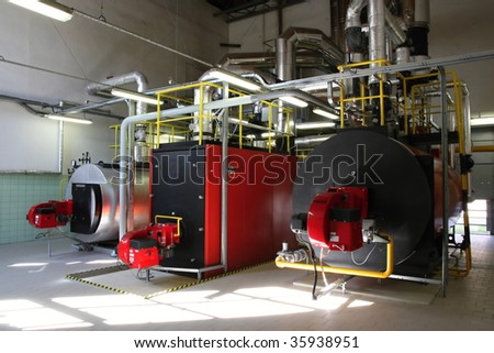 Gas steam boiler